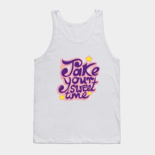 Take your sweet time 70s Tank Top